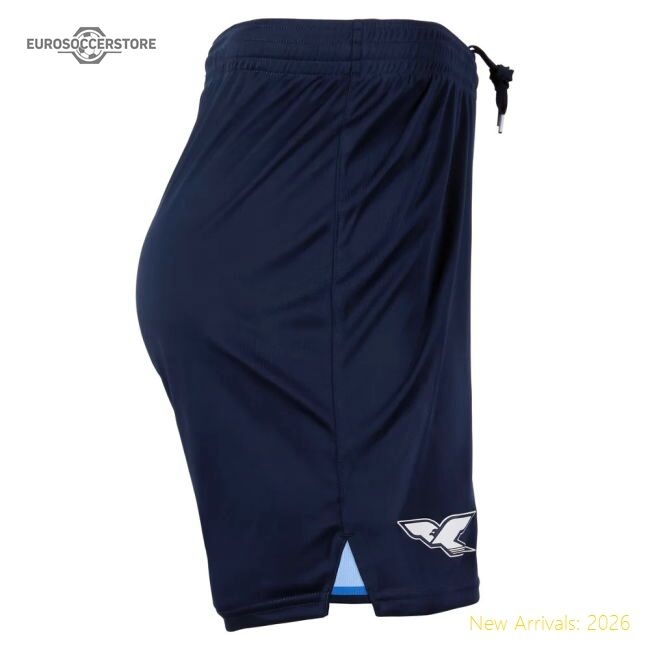 Top-grade Ss Lazio 125th Anniversary Home Football Shorts (navy)