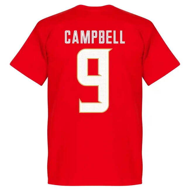 Costa Rica Football Team Supporter Shirt - Adults Version (Campbell 9)