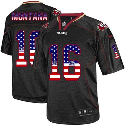 High-Quality NFL 49ers #None Black None Elite Jersey fan gear
