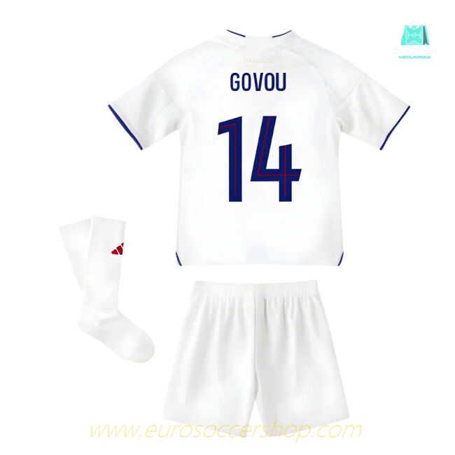 2025-2026 Olympique Lyon Home Mini Kit (Govou 14)