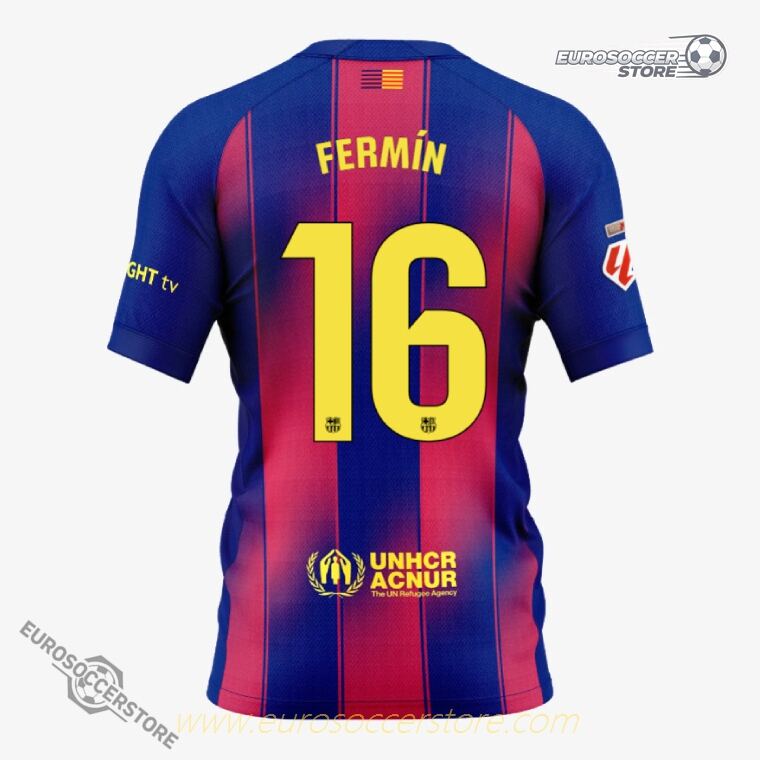 Barcelona x Ed Sheeran El Clásico FERMÍN 16 Jersey 25-26 (Player Version)