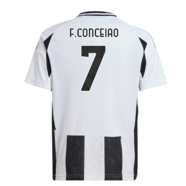 2024-2025 Juve Home Great Deal Shirt (Kids) (F.Conceiao 7)