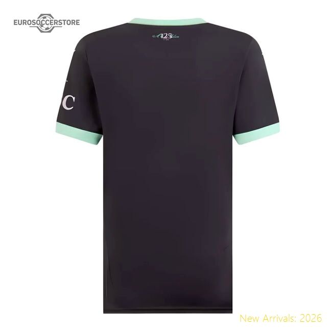 2024-2025 Ac Milan Third Top-tier Jersey Kappa Kombat Flexible