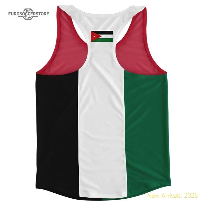 Premium Jordan Flag Running Vest - World Cup Edition - Supporter Edition
