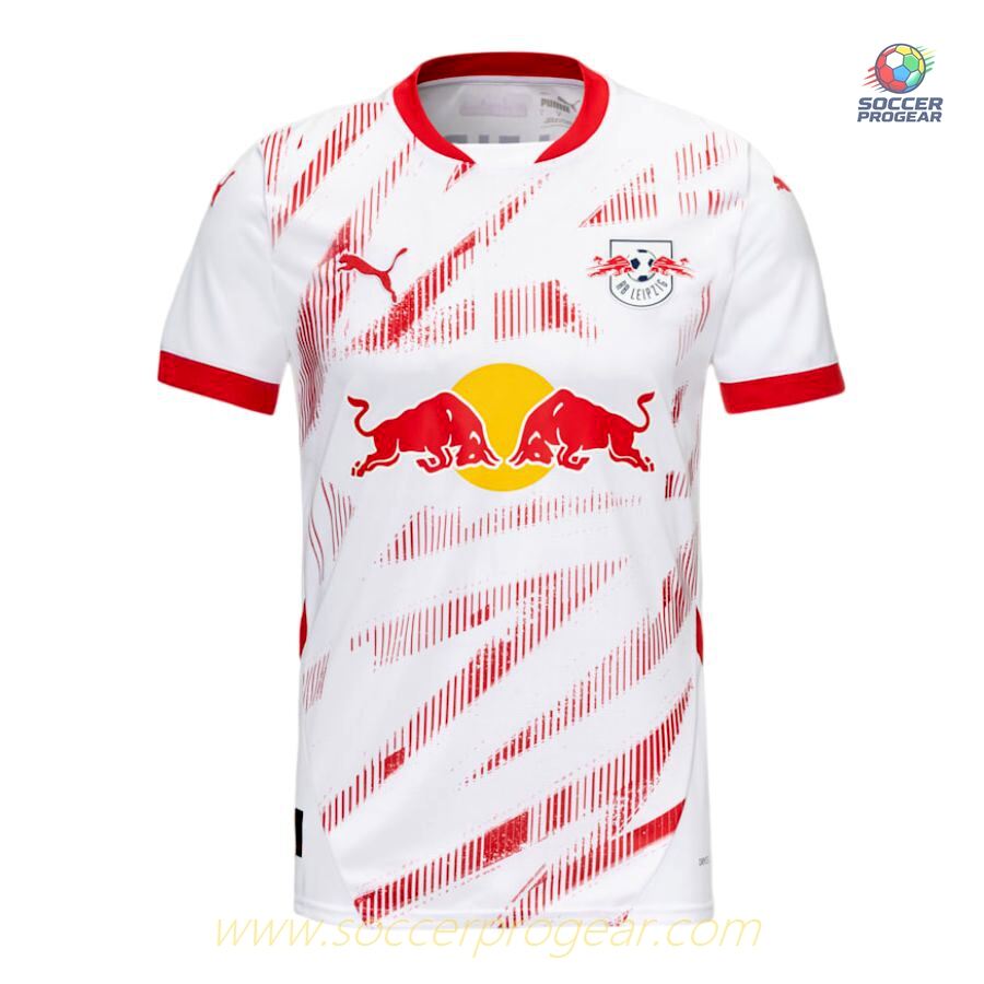 Red Bull Leipzig Youth'sren's Home Football Soccer Jersey Soccer Jersey 2024-25 Edition