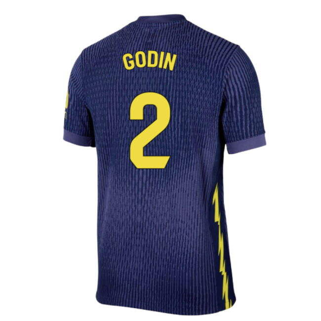 2025-2026 Atletico Madrid Authentic Away Shirt (Godin 2)