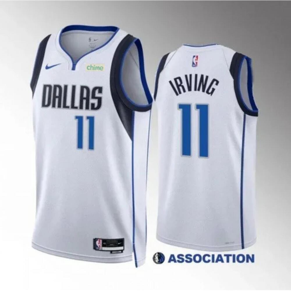 Elite Dallas Mavericks 11 White Jersey - NBA Collection