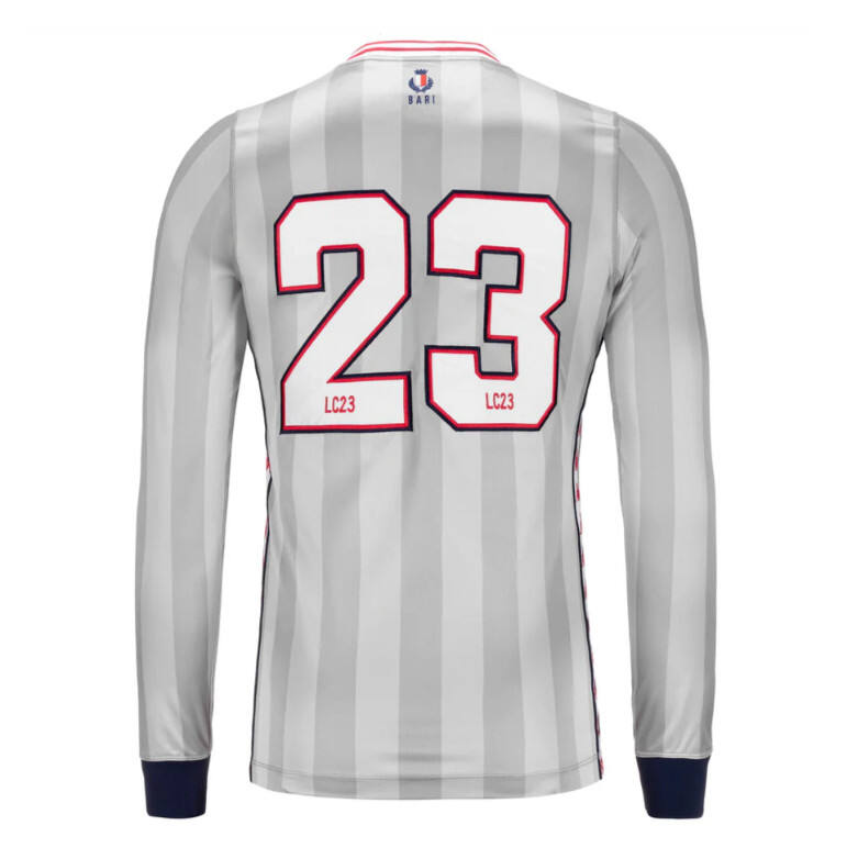 LC23 X SSC Bari 2425 Silver Long Sleeve Shirt 23 - Official Replica