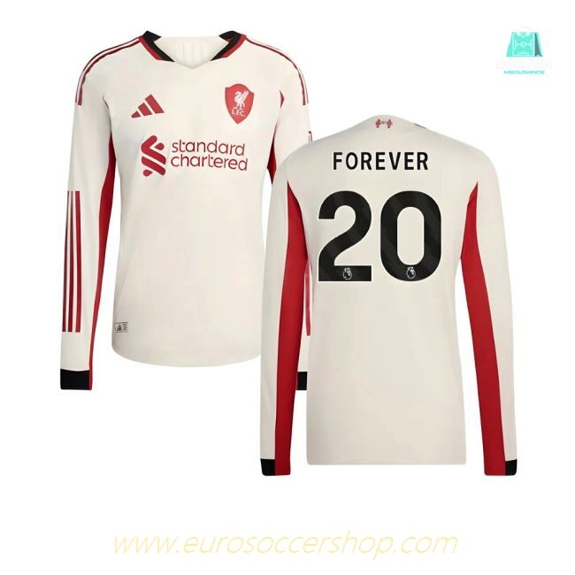 2025-2026 Liverpool Authentic Long Sleeve Away Shirt (Forever 20)