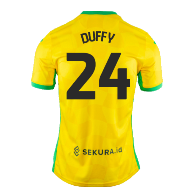 2024-2025 Norwich Home Shirt (Duffy 24) - fan gear