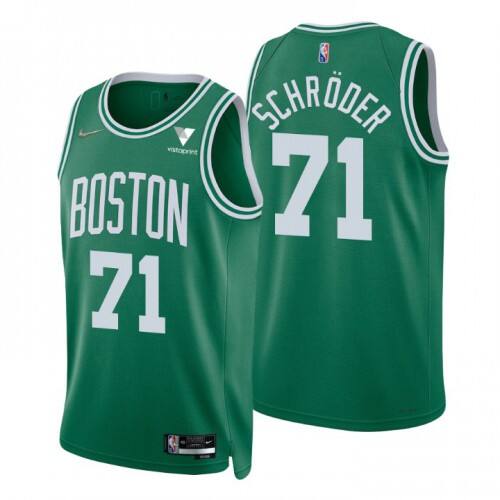 Performance Celtics #71 Dennis Schroder 2021 75th NBA Swingman Jersey