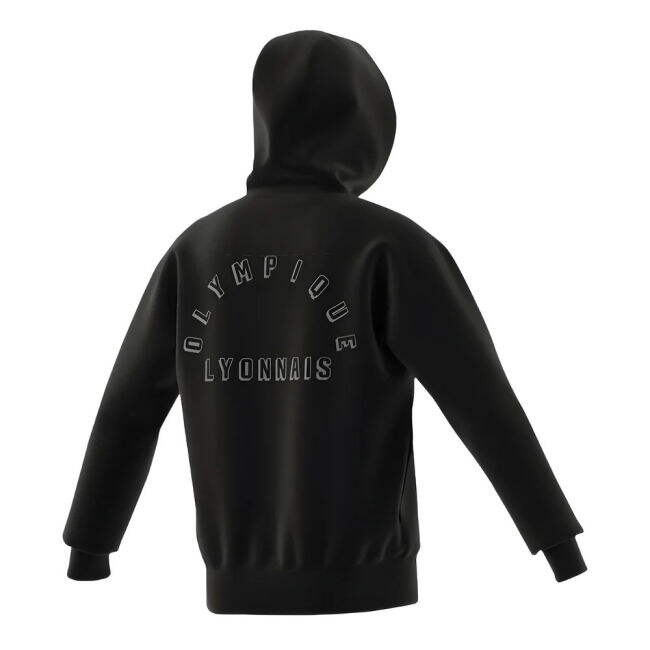 2024-2025 Olympique Lyon Anthem Jacket (Black)