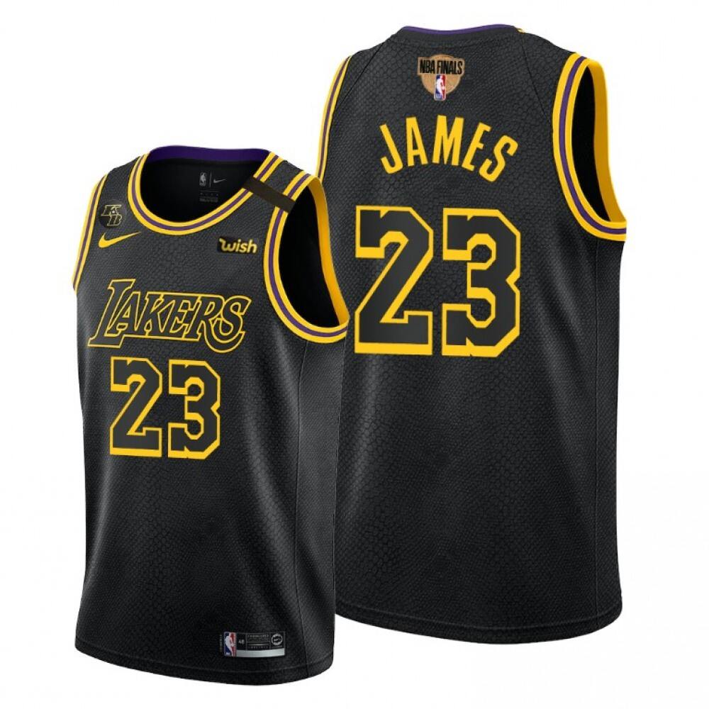 Los Angeles Lakers LeBron James23 Jersey - Black - NBA Collection
