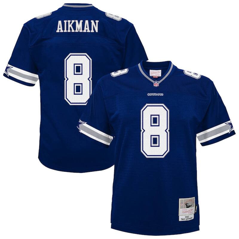 None Troy Aikman Dallas Cowboys Bold Replica Jersey Football Apparel