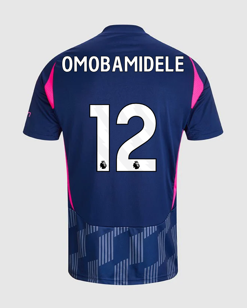 Nottingham Forest 24-25 Season Away Version Omobamidele Number 12 Jersey