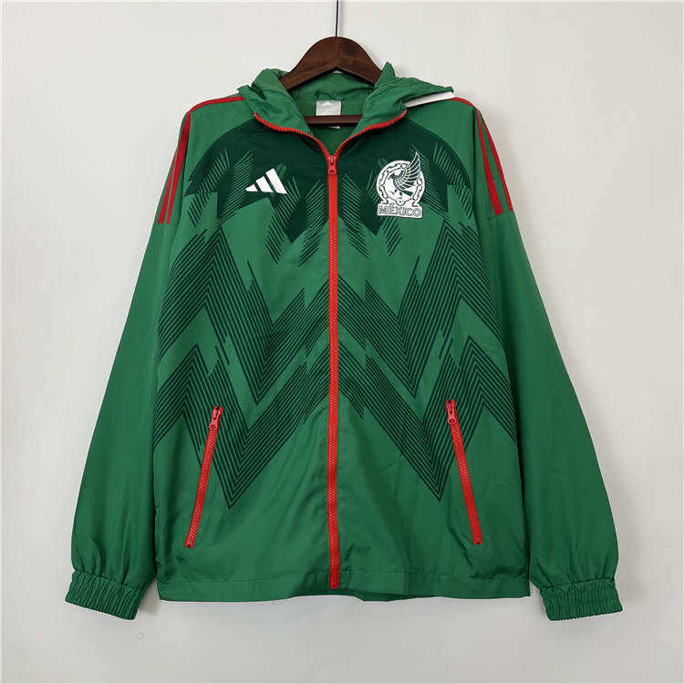 2023 MEXICO GREEN WINDBREAKER JACKET - Official Replica 6317