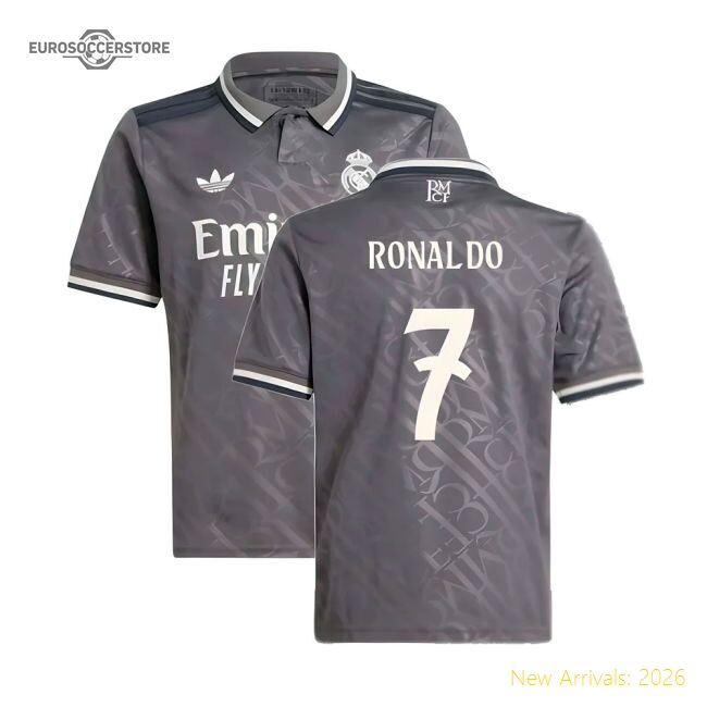2024-2025 Real Madrid Third Jersey (kids) (ronaldo 7) - Supporter Edition
