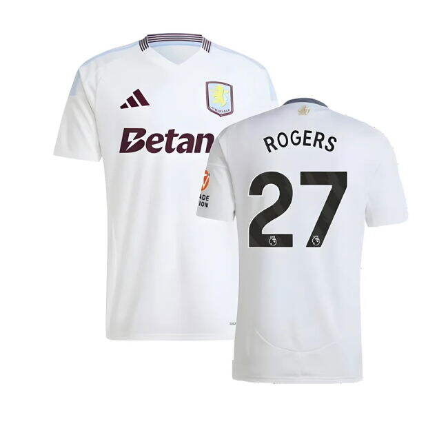 Iconic Moisture-Wicking 2024-2025 AVL Away Soccer Jersey Rogers 2#997