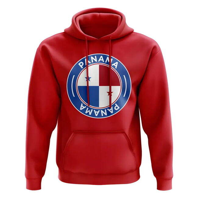 Exclusive-Design Panama Football Badge Hoodie (Red) Championship