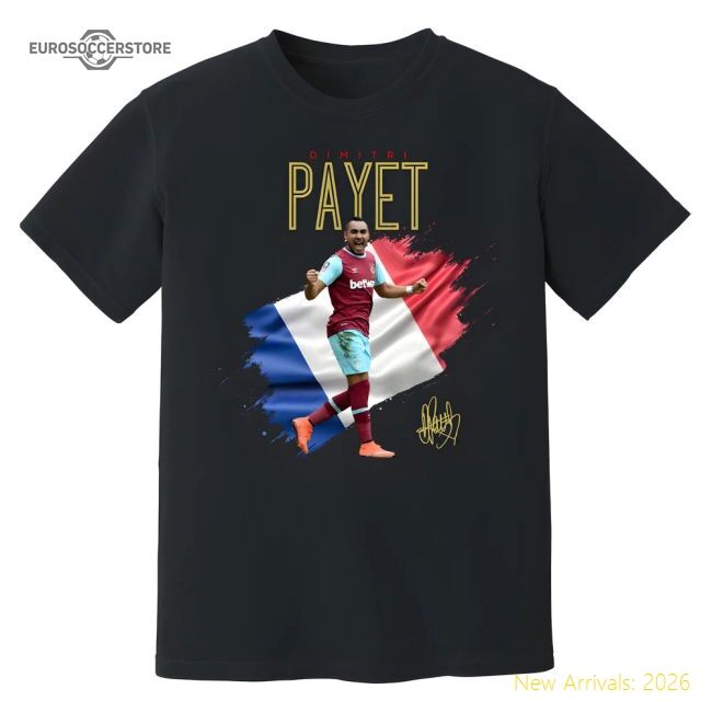 Official Dimitri Payet West Ham Celebration T-shirt (black) - Premium