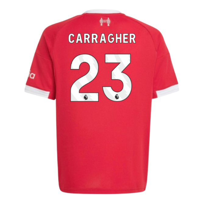 Premium Liverpool 2025-2026 Liverpool Home Shirt (Kids) (Carragher 23)