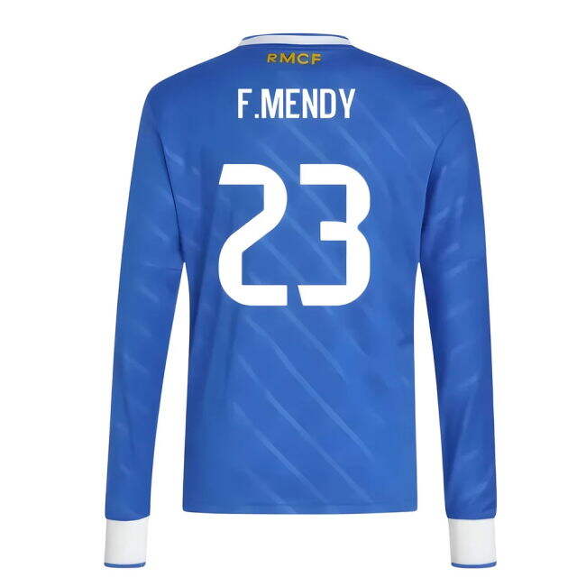 2025-2026 Real Madrid Long Sleeve Third Shirt (Kids) (F.Mendy 23) -...