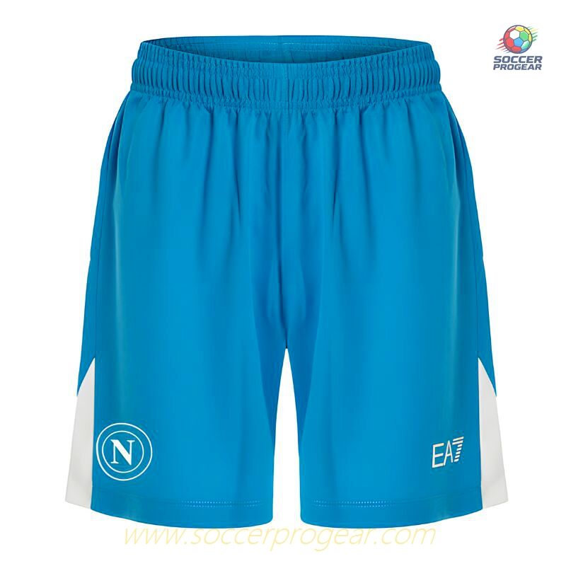 Napoli Home Kids Edition Football Kit Football Jersey 2024-2025 Season Cheddira