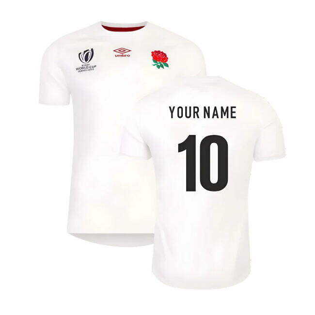 Affordable England RWC 2023 Home Rugby Jersey (Kids) (Your Name) Good Quality