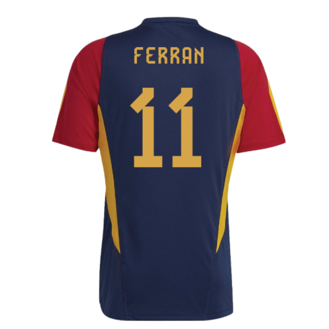 2022-2023 Spain Training Jersey (Navy) (Ferran 11)
