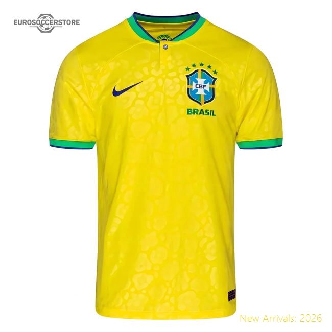 Elite Football Brazil Jersey - Polyester Timeless Vintage