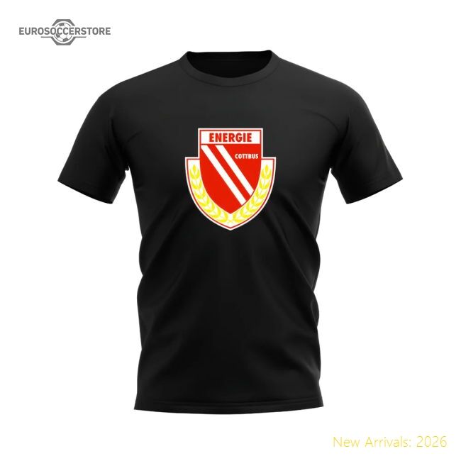 Energie Cottbus Badge T-shirt (black) - Official Design