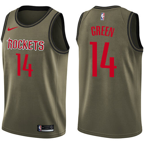 Rockets Gerald Green #14 Authentic 2024 Icon NBA Swingman Jersey Green