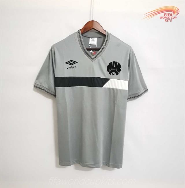 Newcastle 86-87 Away Grey Football Kit