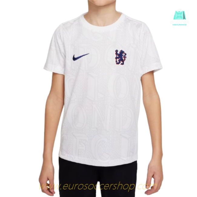 2025-2026 Chelsea Pre-Match Shirt (White) - Kids