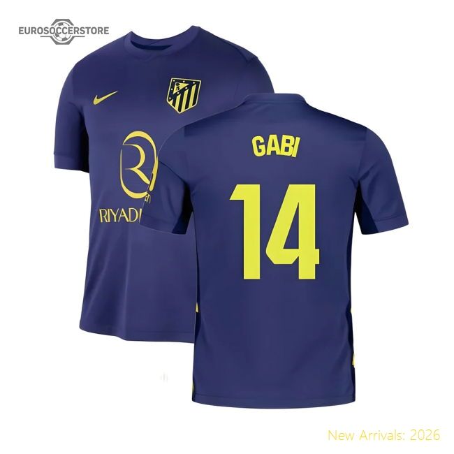 Best-Selling 2025-2026 Atletico Madrid Away Shirt (Gabi 14)