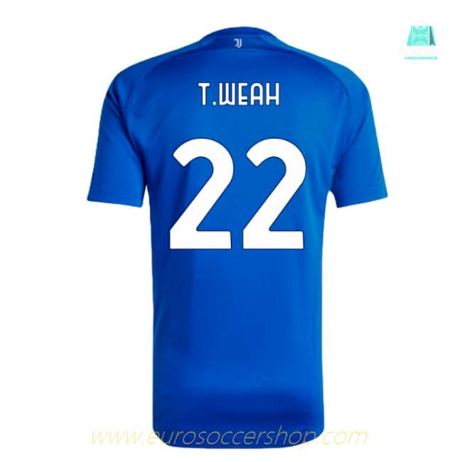 2025-2026 Juventus UBP Jersey (Royal) (T.Weah 22)
