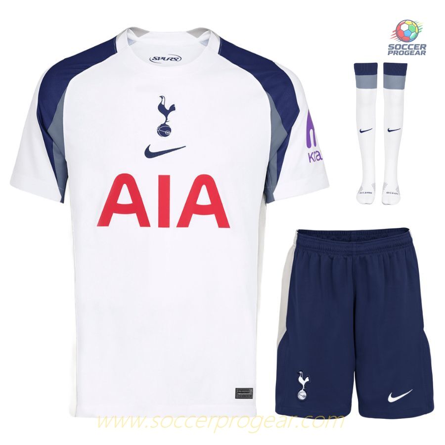 Tottenham Youth Home Soccer Kit Football Jersey 2025-26 Edition