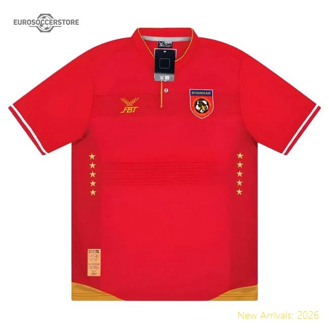 Highperformance 2017 Myanmar 20242025 Home Jersey Retro