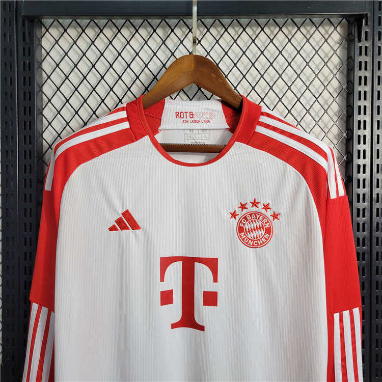 Bayern Munich 2324 Home Long Sleeve Shirt - Official Replica 12571