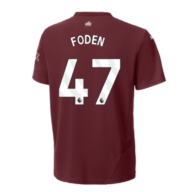 Faithful Football Man City Third Shirt Kids Foden #47 Pro Series U...