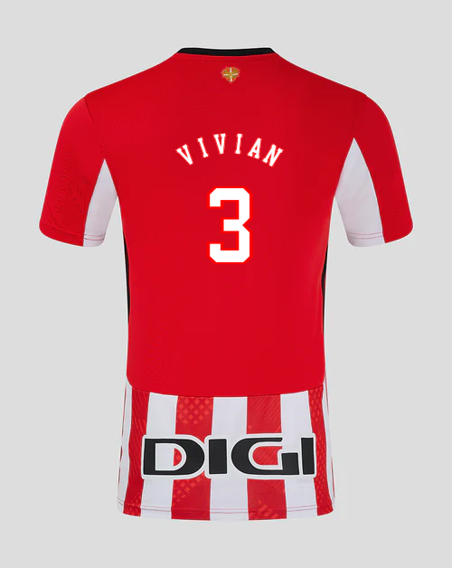 Athletic Bilbao's 24-25 Home Jersey in the Vivian 3 Version