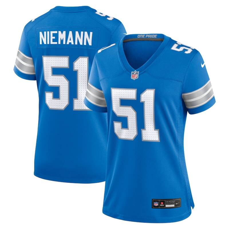 None Ben Niemann Detroit Lions Great Value Replica Jersey Football App