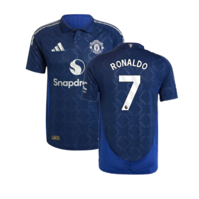 Man Utd Official Away Football Shirt 2024-20 Ronaldo 7 L M S