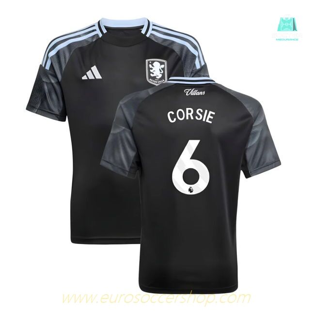 2025-2026 Aston Villa Away Shirt (Kids) (Corsie 6)