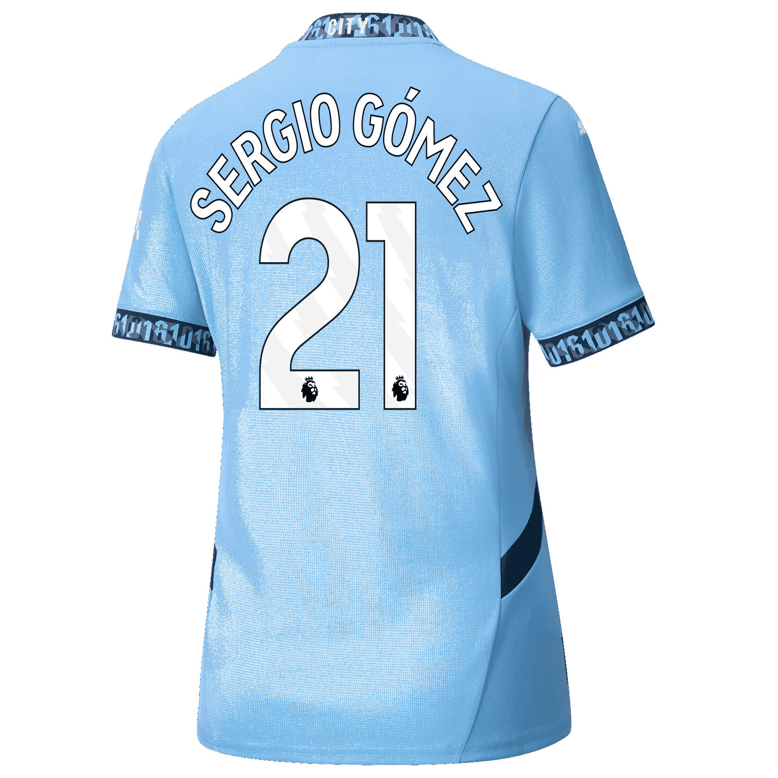 Sergio Gómez's 21 Home Women’s Jersey for Manchester City in the 24-25 season