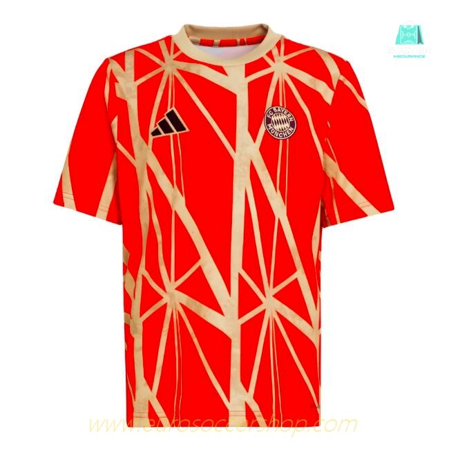 2024-2025 Bayern Munich Pre-Match Shirt (Red) - Kids (Kimmich 6)