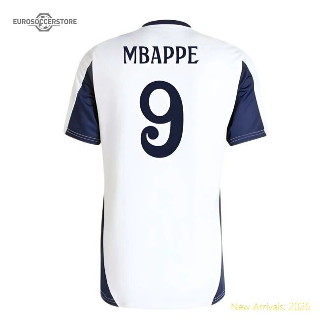 First-class 2024-2025 Real Madrid Training Tee (white) (mbappe 9)