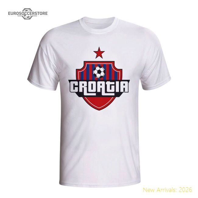Top Croatia 2024-2025 Official Regular T-shirt Contemporary
