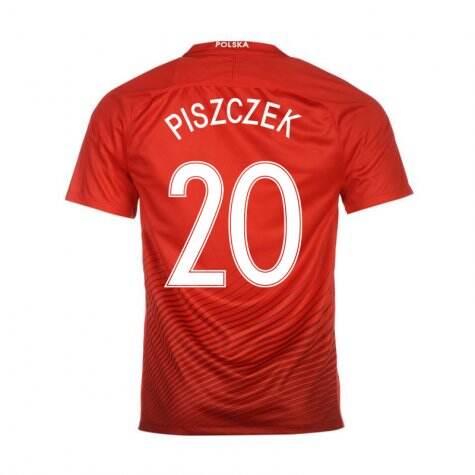 Poland Away 2016 Piszczek 20 Soccer Jersey Shirt - Official Replica