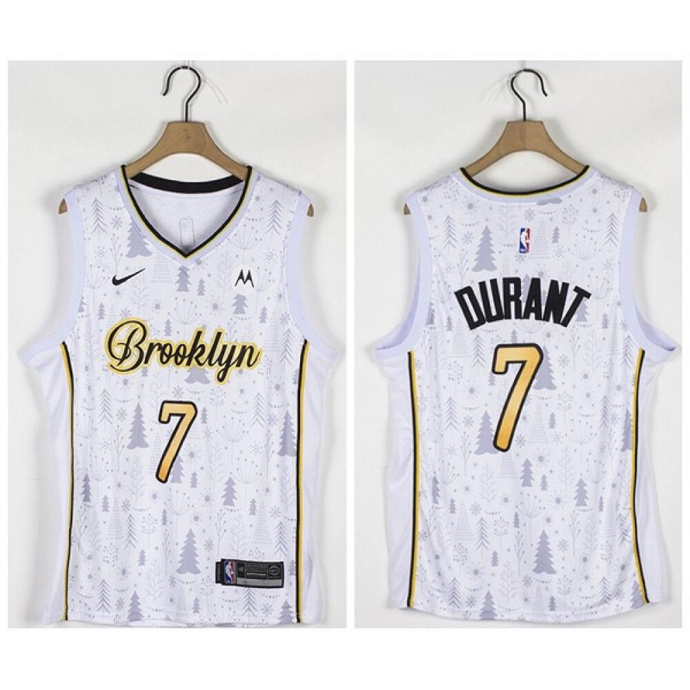 Brooklyn Nets Kevin Durant7 White Jersey - Game Day Essential